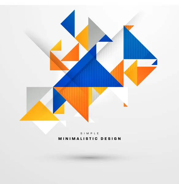 Fondo abstracto, diseño minimalista — Vector de stock