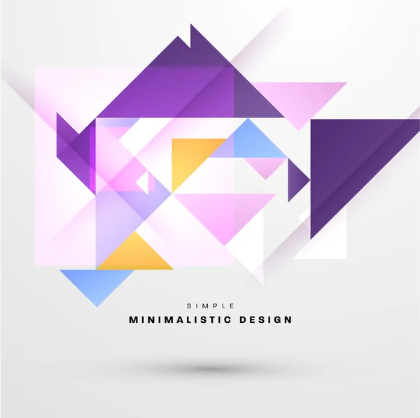 Abstrakt bakgrund, minimalistisk design — Stock vektor