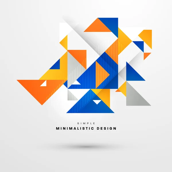 Résumé Contexte, design minimaliste — Image vectorielle