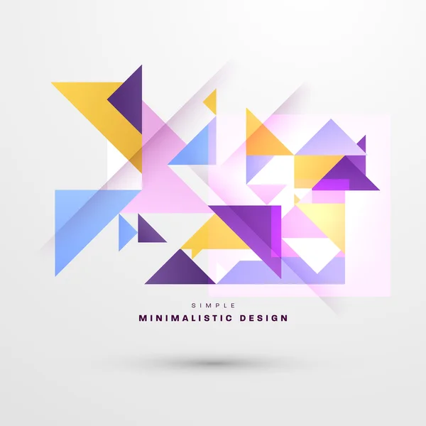 Abstrakt bakgrund, minimalistisk design — Stock vektor