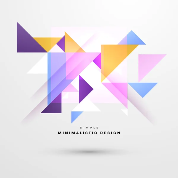 Fondo abstracto, diseño minimalista — Vector de stock