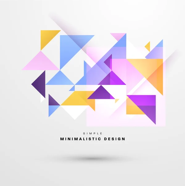 Abstrakt bakgrund, minimalistisk design — Stock vektor