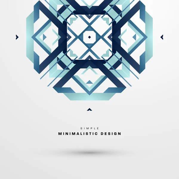 Trendy geometric flat pattern