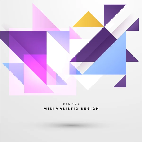 Contexto abstrato, design minimalista — Vetor de Stock