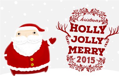 Noel Baba Holly Noel etiketi