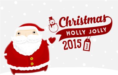 Noel Baba Noel satış ile etiket