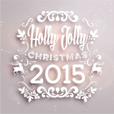 xmas için Noel tipografik etiketi