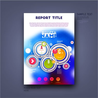 Broşür için modern şablon