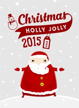 Noel Baba Noel satış ile etiket