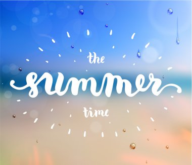 Arka plan bulanıklık Beach.