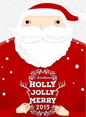 Noel Baba Holly Noel etiketi