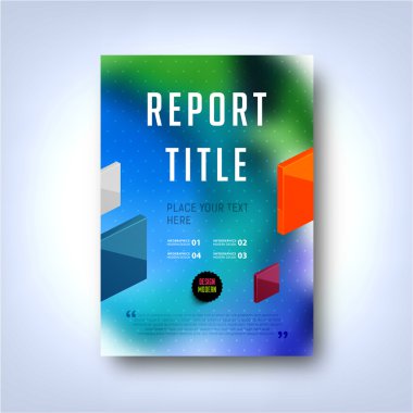 Broşür için modern şablon