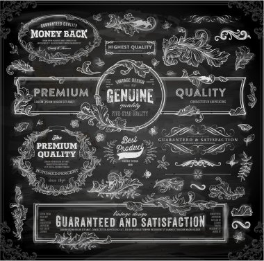 tasarım öğeleri koleksiyonu.