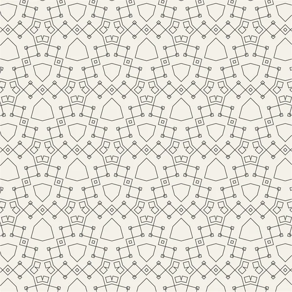 Seamless Pattern with Geometric Tiles — Stock Vector