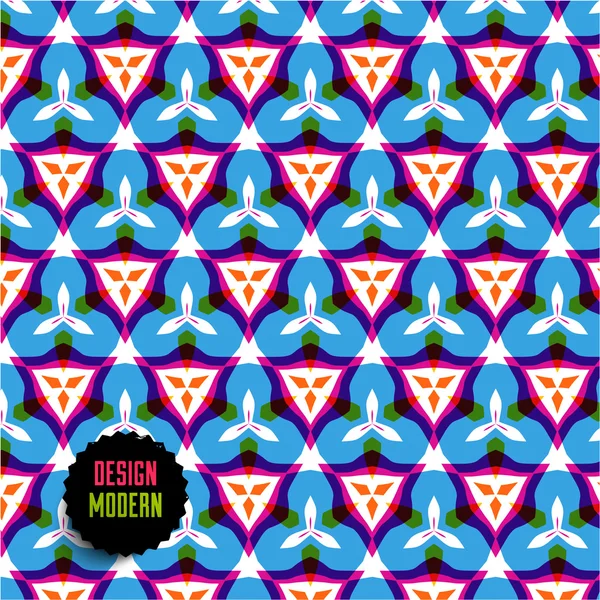 Renkli kesintisiz geometrik Mozaik. — Stok Vektör