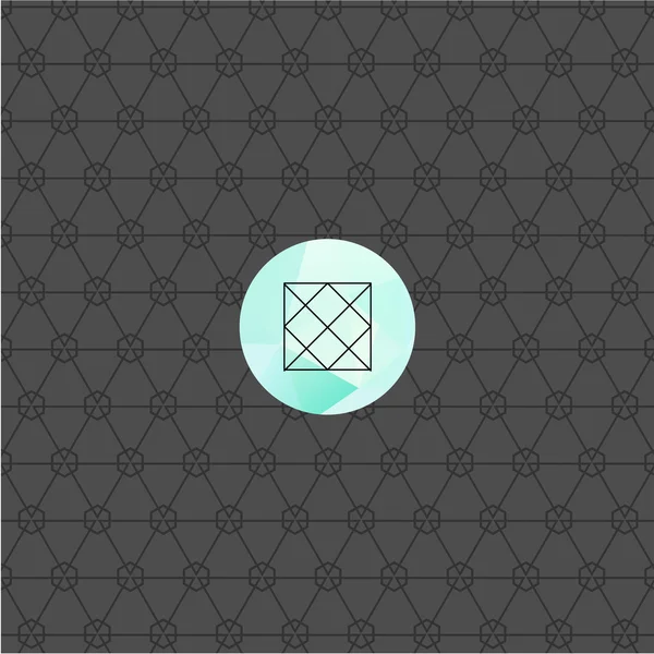 Arrière-plan avec des motifs géométriques Hipster — Image vectorielle