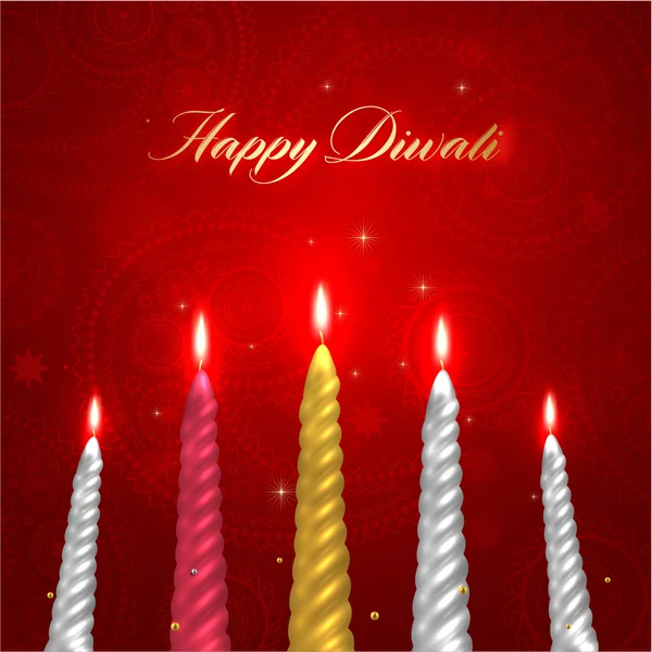 Design heureux diwali — Image vectorielle