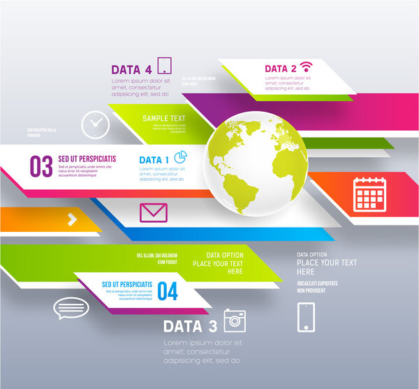 Infographic Digital Template for Business Design.