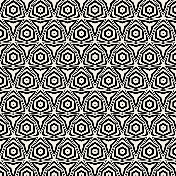 Бесшовный черно-белый узор с кружками — стоковый вектор
