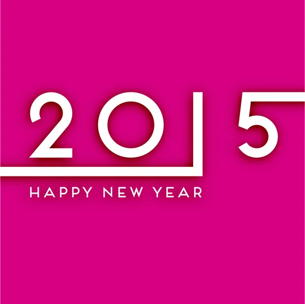 Nowy rok streszczenie Creative karty z pozdrowieniami — Wektor stockowy