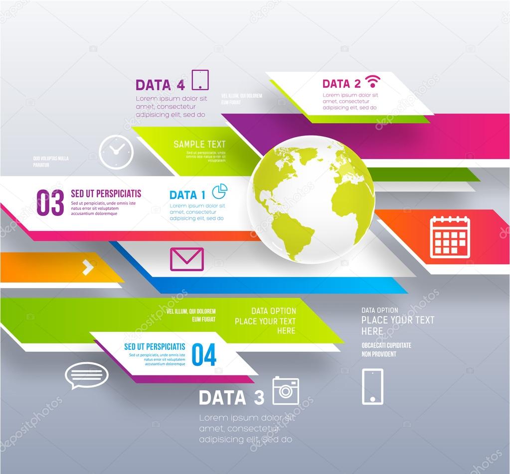 Infographic Digital Template for Business Design.