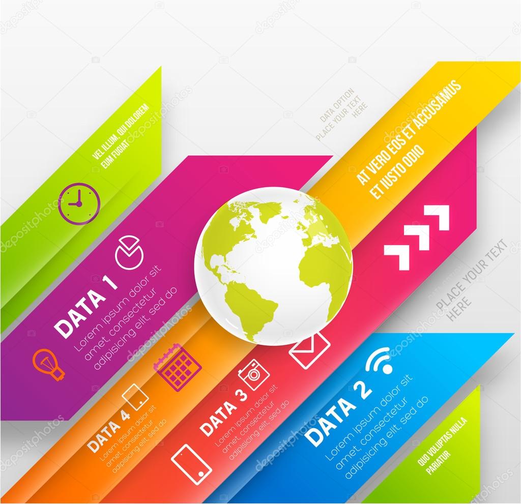 Infographic Abstract Digital  Template