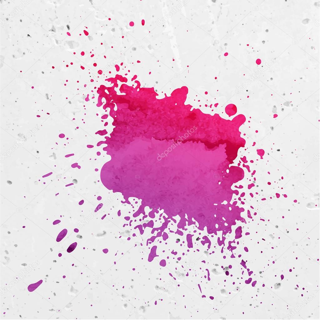 Purple Paint Splash