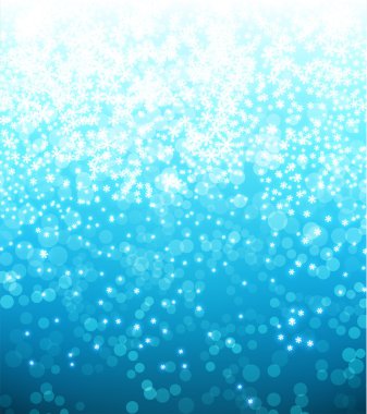 Noel arka plan bulanık kar taneleri ile