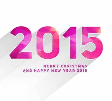 Yeni yıl 2015 kart tasarımı