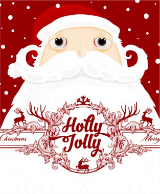 Noel Baba Holly Noel etiketi