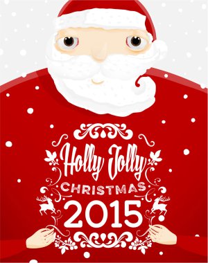 Noel Baba Holly Noel etiketi