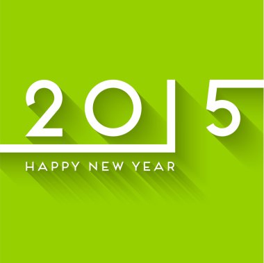 Yeni yıl soyut yaratıcı tebrik kartı