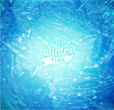 Blue Winter Background for Christmas Designs clipart