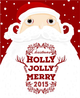 Noel Baba Holly Noel etiketi