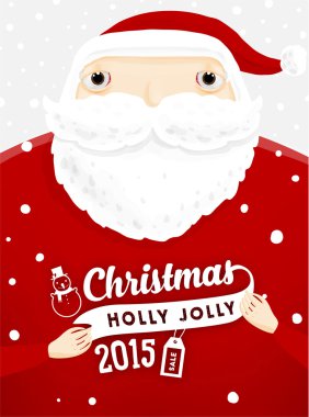 Noel Baba Noel satış ile etiket