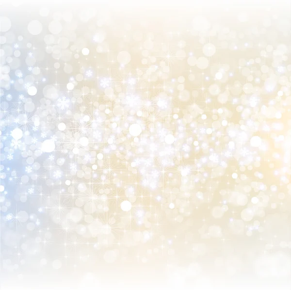 Blurred Christmas Lights Design — Stock Vector