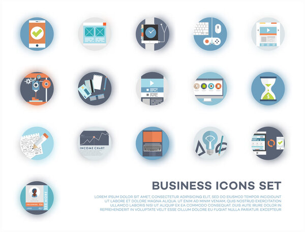 Set of Mobile Phones and Tablet PC Icons