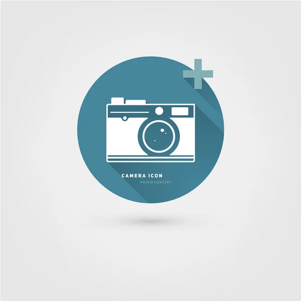 Cámara de fotos retro — Vector de stock