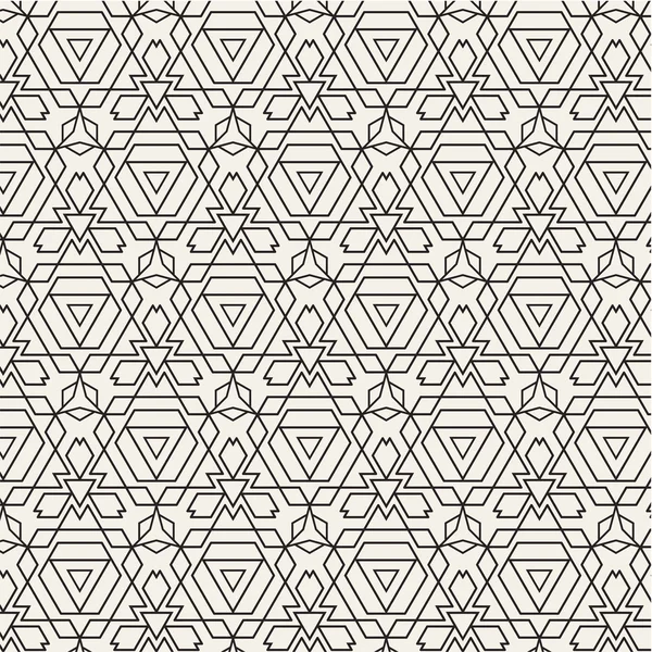 Nahtloses Muster mit geometrischen Kacheln — Stockvektor