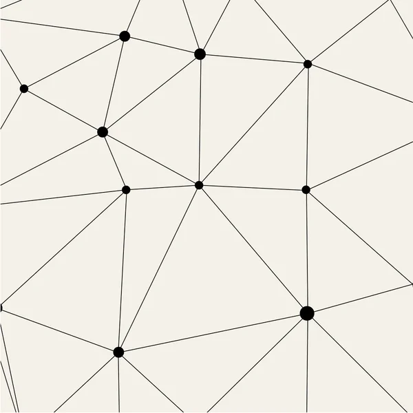 Modern siyah Techno geometrik desen — Stok Vektör