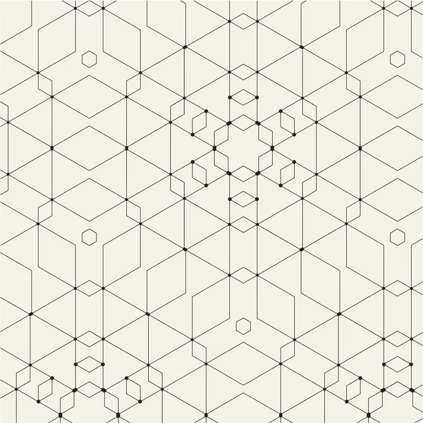 Бесшовный рисунок с геометрической плиткой — стоковый вектор