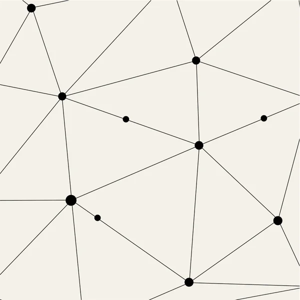 Modern siyah Techno geometrik desen — Stok Vektör