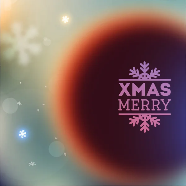 Blurred Christmas Ball. — Stock Vector