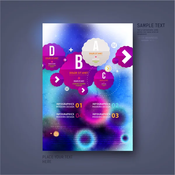 Moderne sjabloon voor Business Brochure — Stockvector
