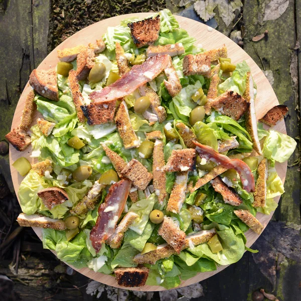 Fresh Ceaser salad — Stock Photo, Image