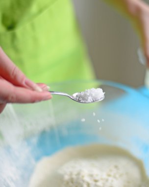 Tuz un closeup ekleyin