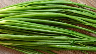 Taze genç soğan doku