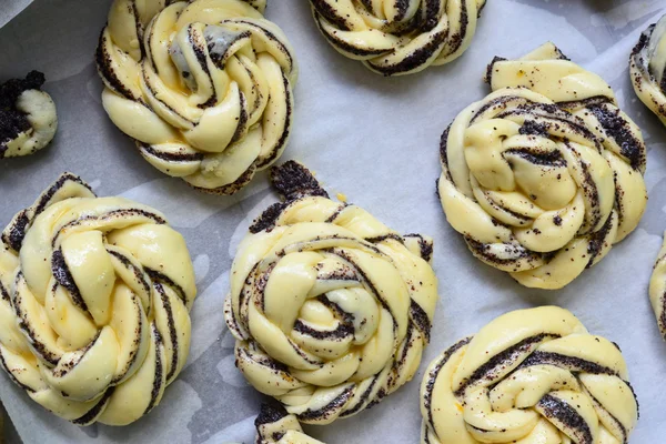 Poppy seed buns — Stock Photo, Image