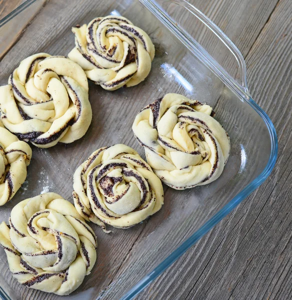 Poppy seed buns — Stock Photo, Image