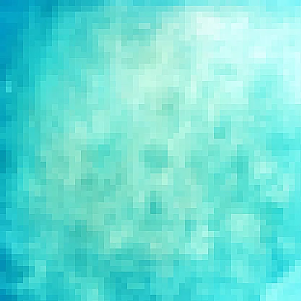 Turquoise pixel achtergrond — Stockfoto